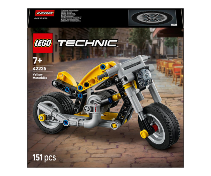Klocki LEGO® LEGO TECHNIC 42225 Żółty motocykl